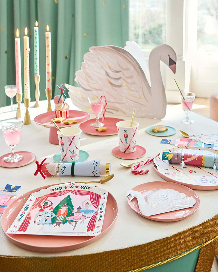 meri meri nutcracker ballet stage plates party Little