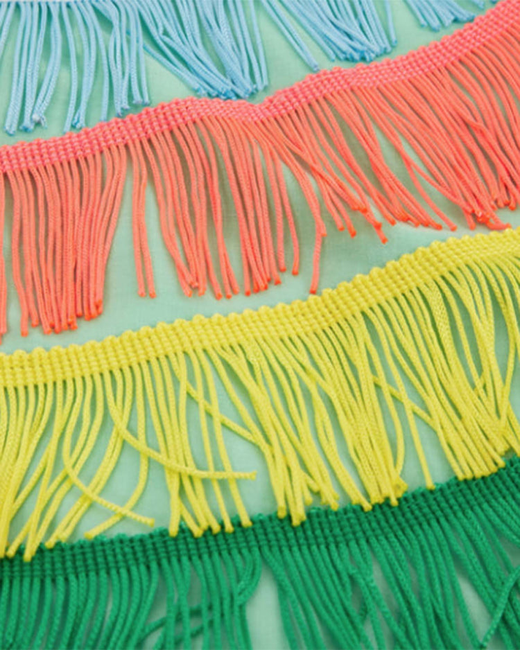 meri meri parrot fringed cape dress up set play Little