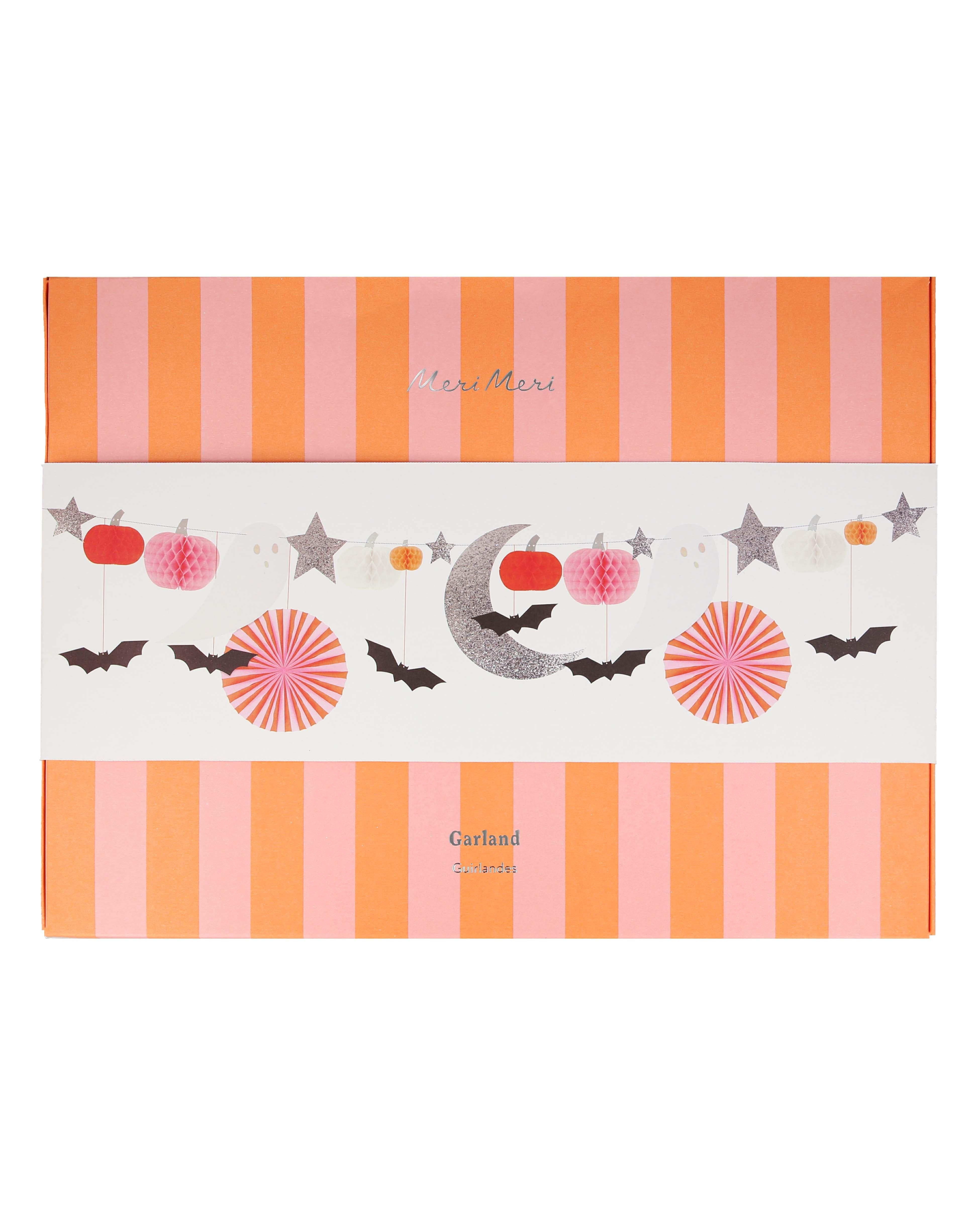 Little meri meri party pastel honeycomb halloween garland