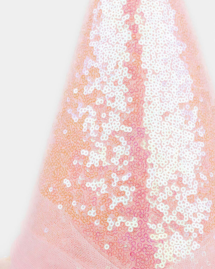 Little meri meri party pink sequin witch hat