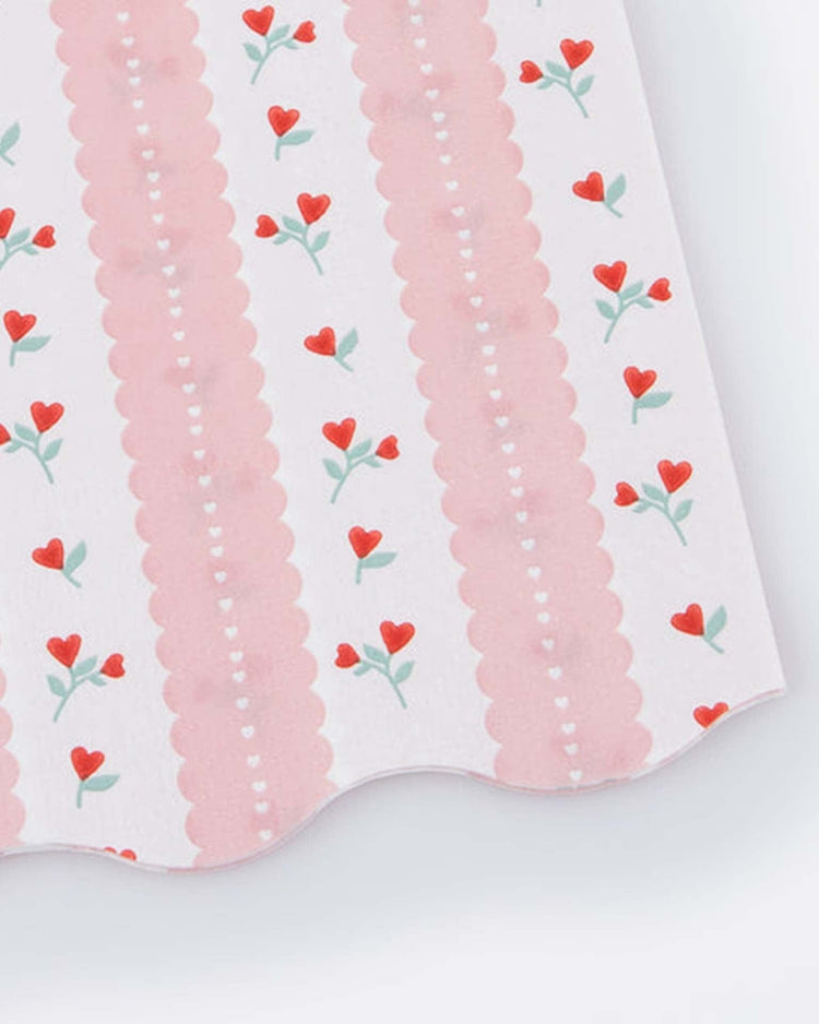 Little meri meri party vintage rose guest towels