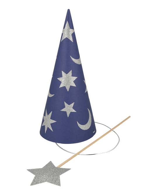 meri meri wizard party hats wands at Little - Main Image