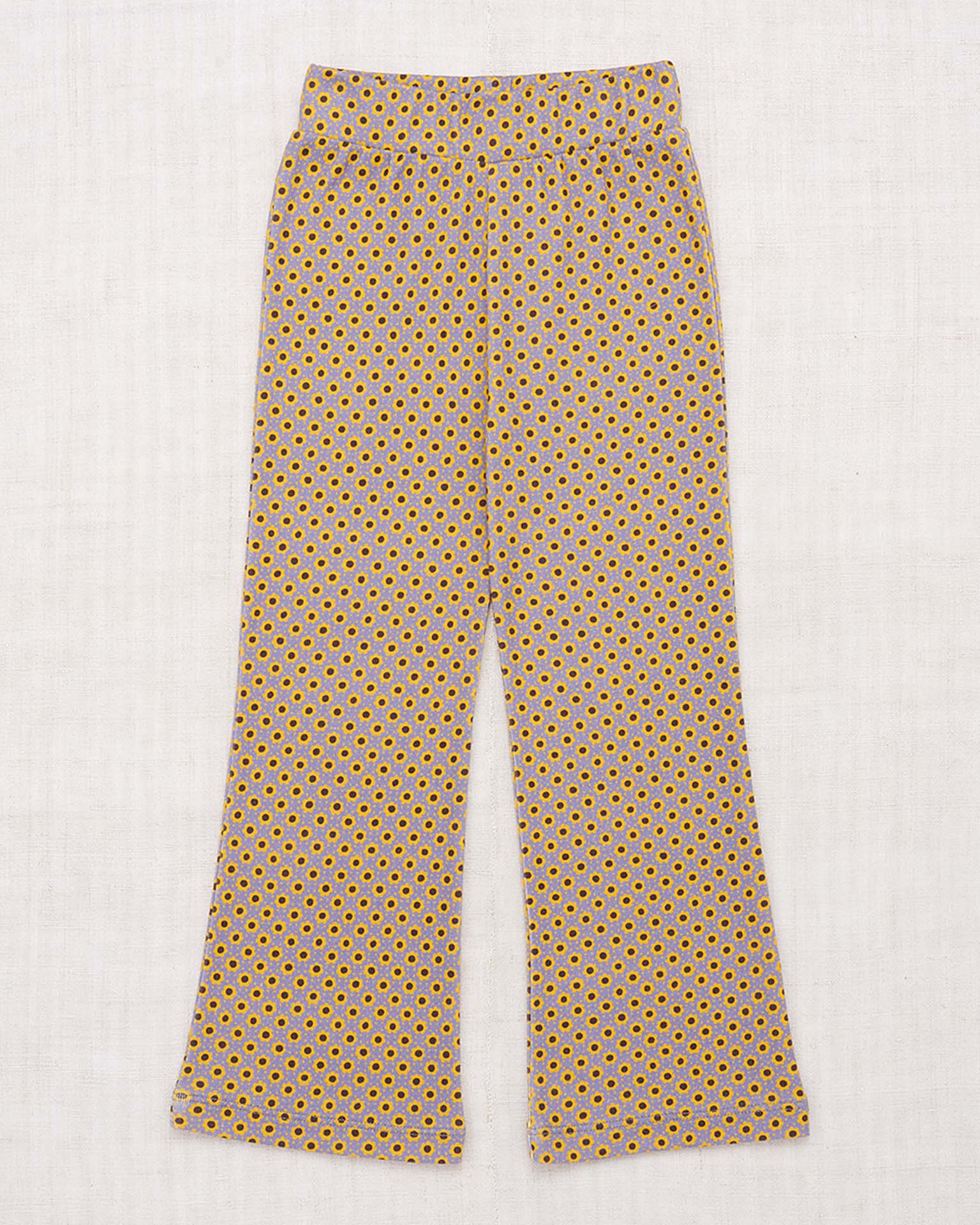 misha + puff izzy pant in pewter flower dot at Little