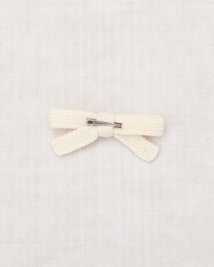 Little misha + puff accessories OS jumbo goldie bow in sugar
