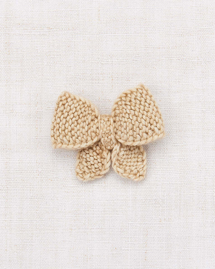 Little misha + puff accessories medium puff bow in alabaster