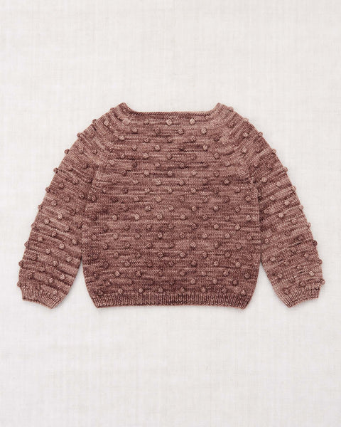 misha + puff original popcorn sweater in affogato at Little