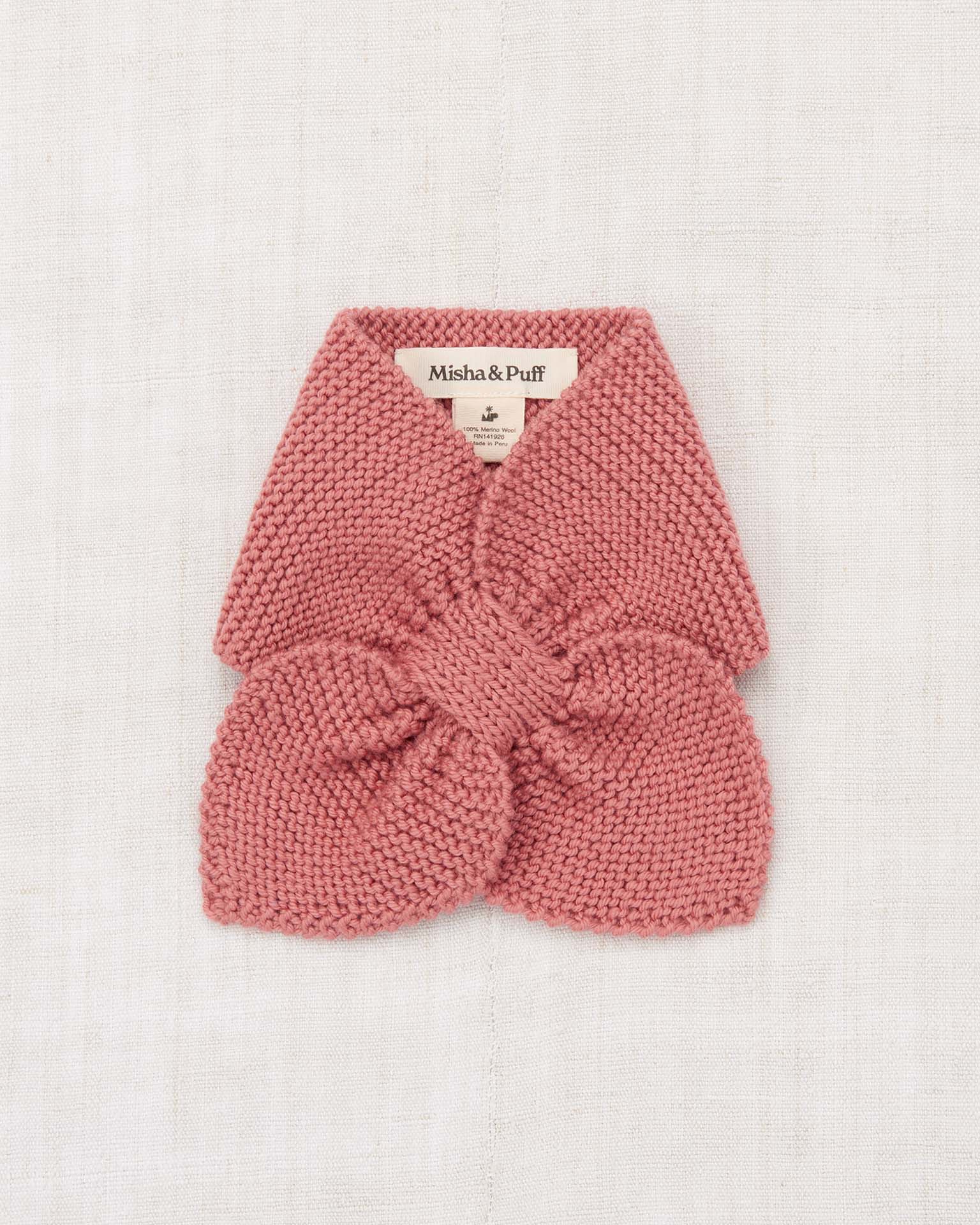 misha + puff sledding scarf in rosewood at Little