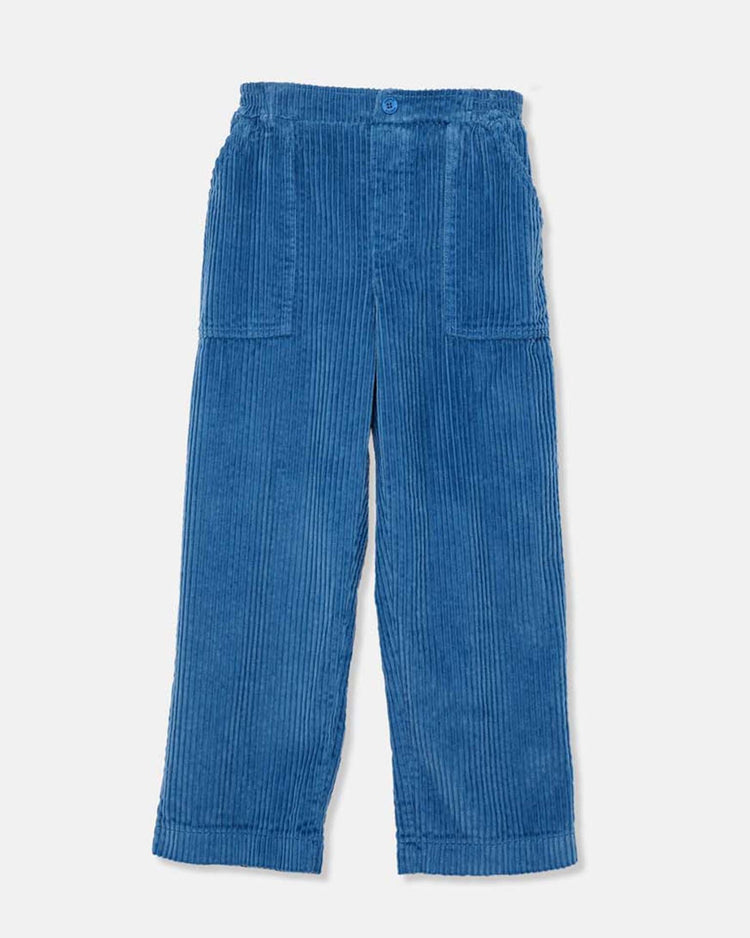 Little my little cozmo kids maite corduroy pants in blue