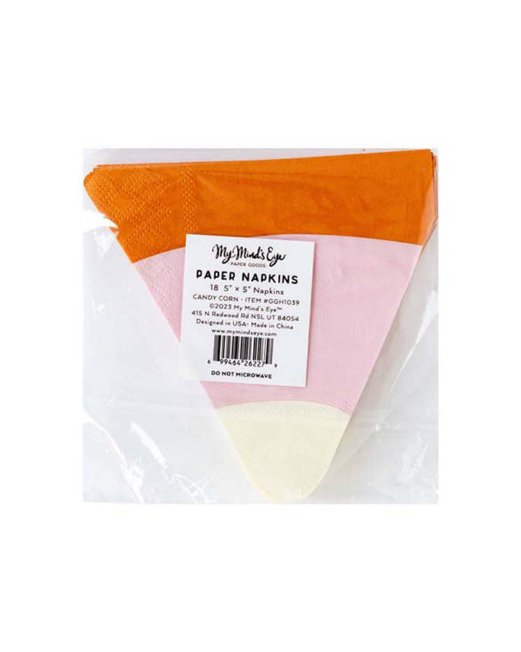 Little my mind's eye party ghoul gang candy corn cocktail napkins
