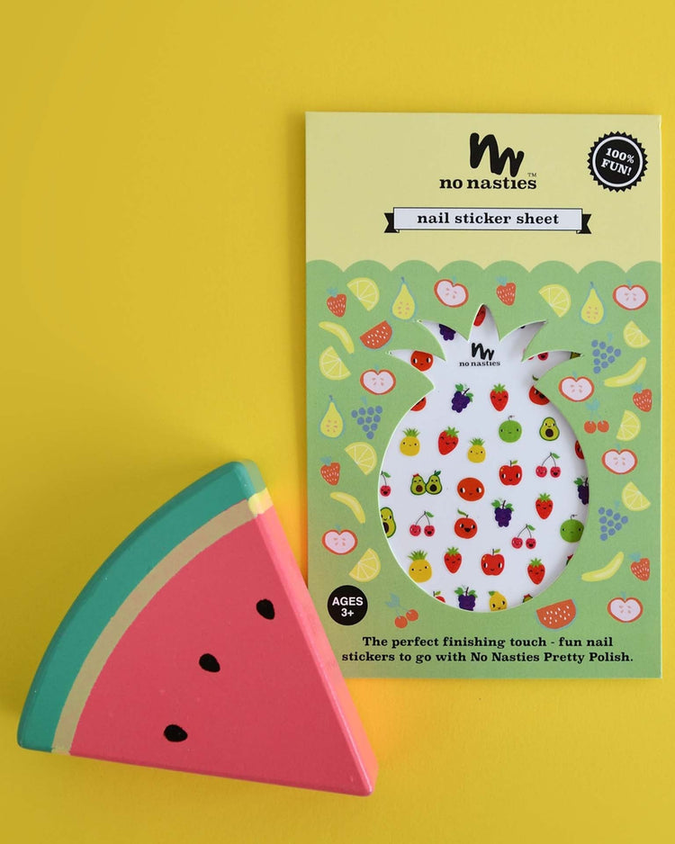 Little no nasties play fruity nail stickers