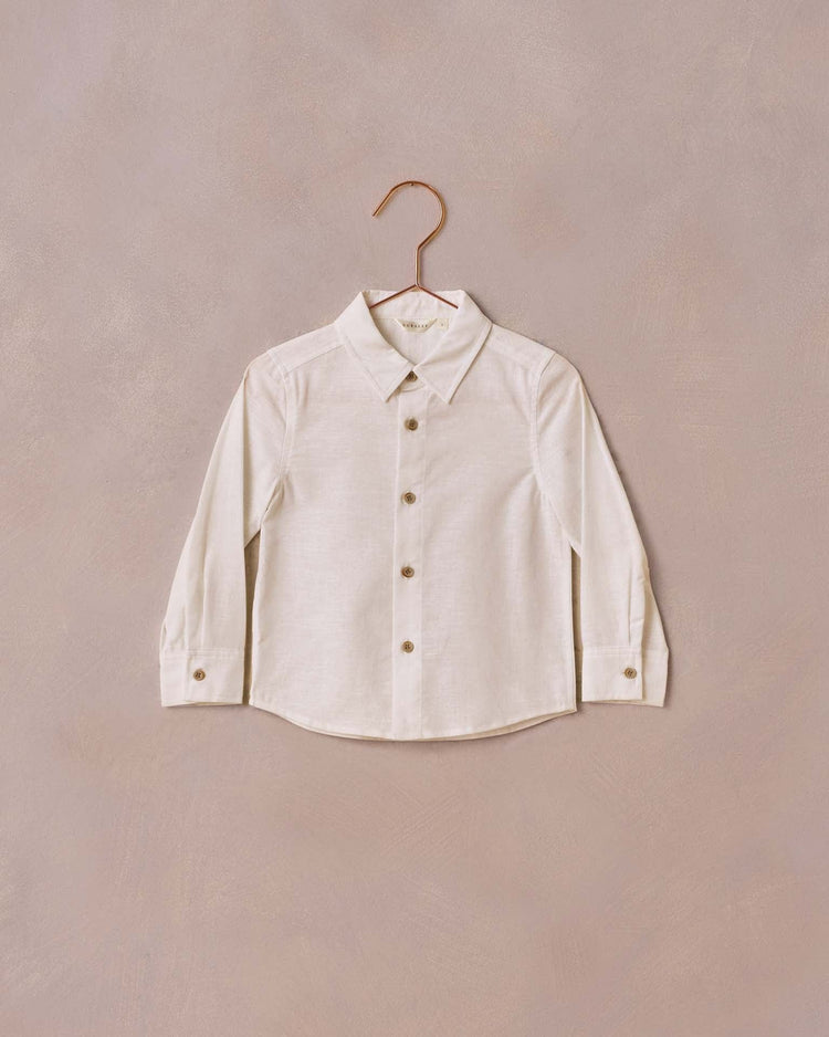 Little noralee kids harrison button down in ivory
