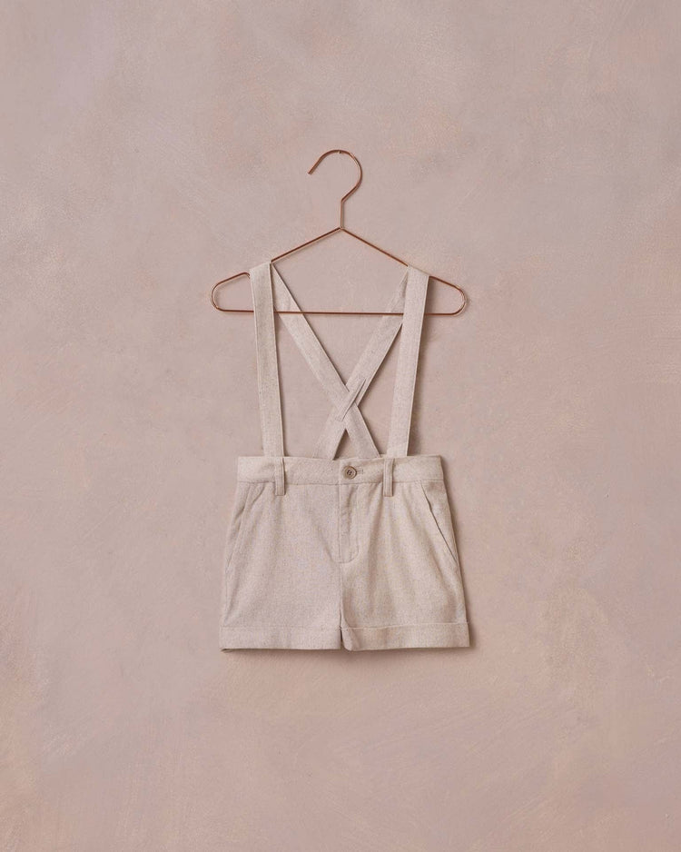 Little noralee kids suspender short in linen