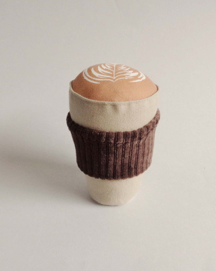 Little normadot play cappuccino cup soft toy