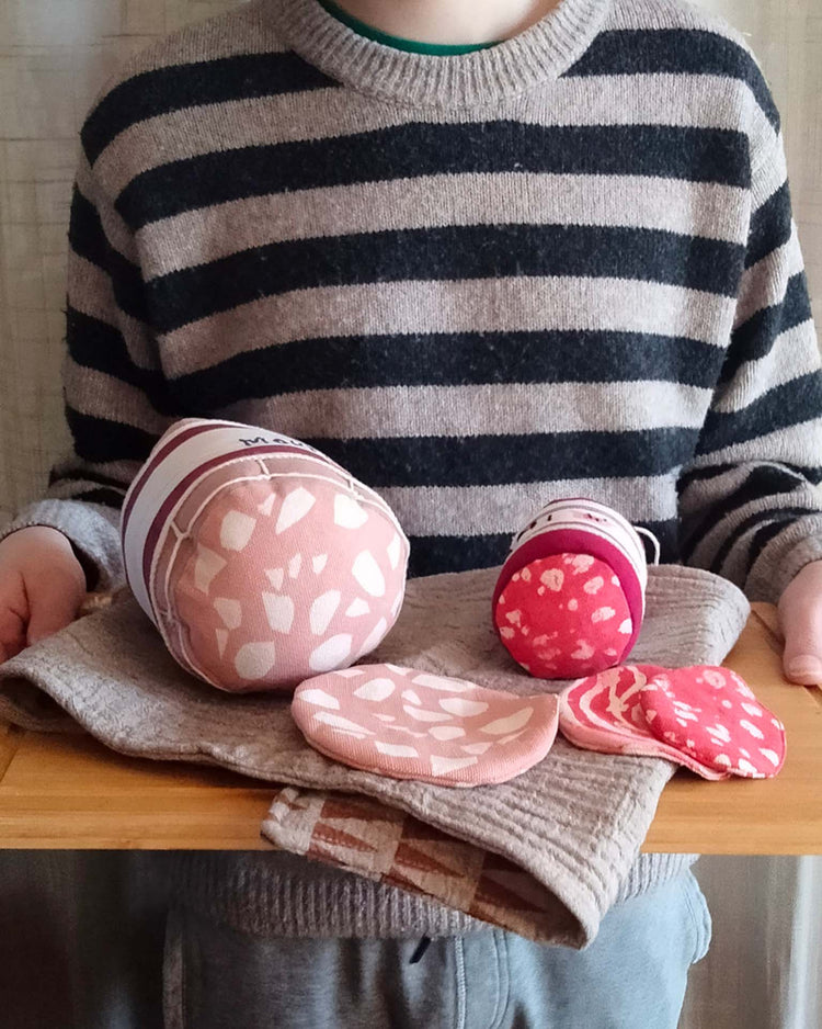 normadot chef's selection mixed charcuterie soft toy set play Little