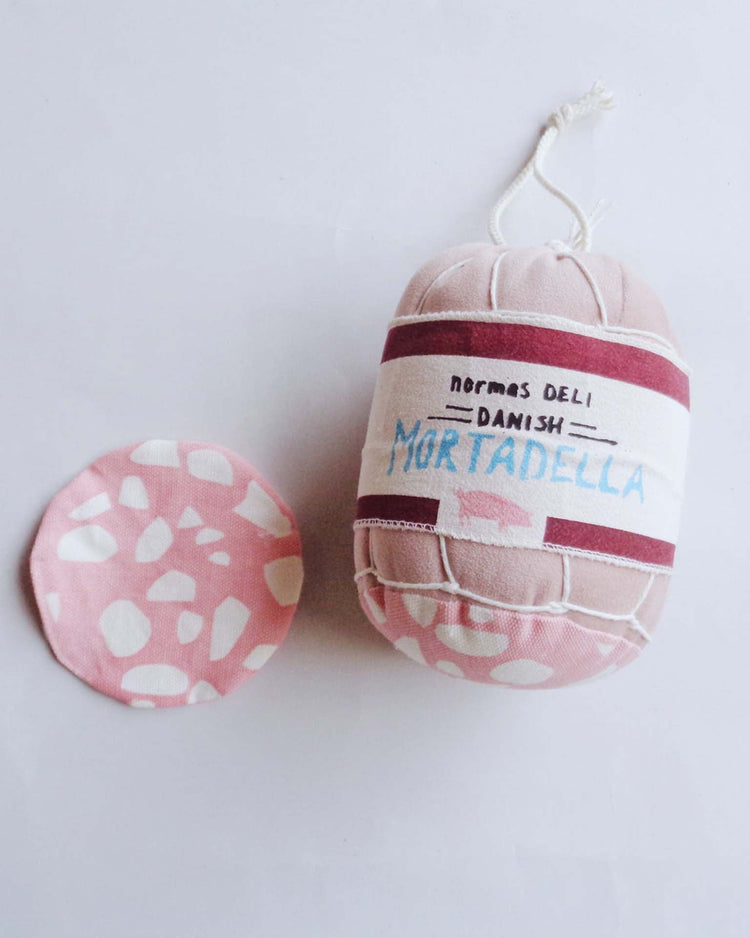 Little normadot play deli mortadella soft toy