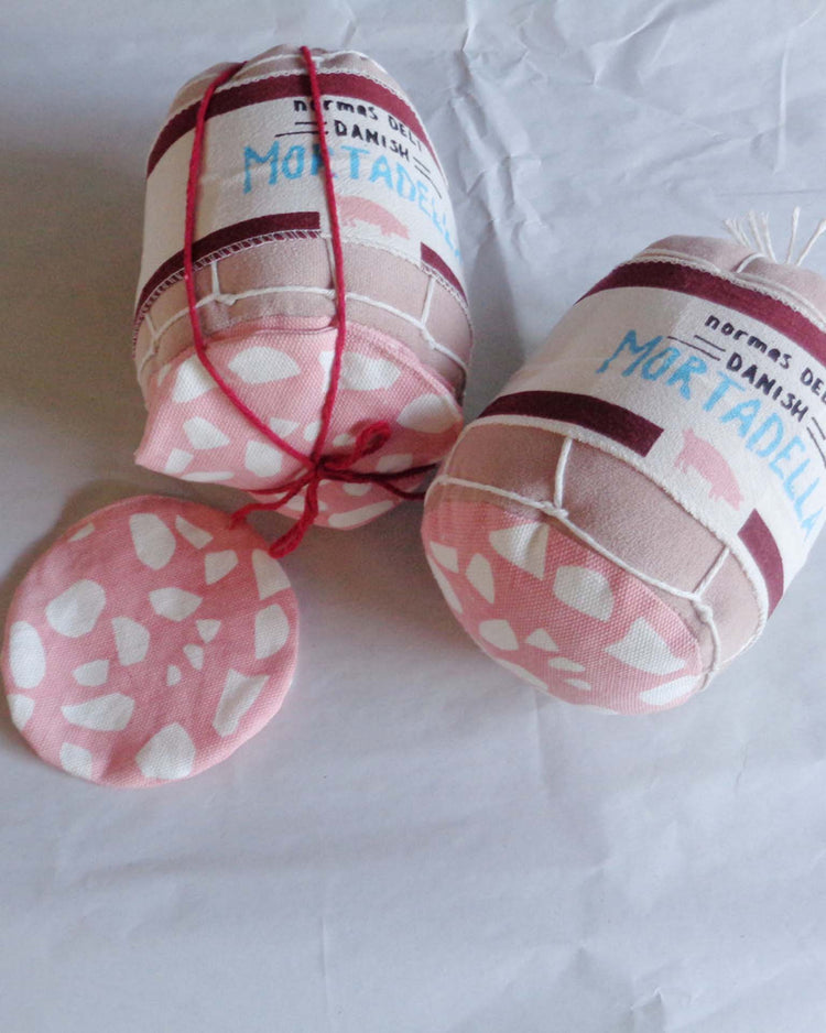 Little normadot play deli mortadella soft toy