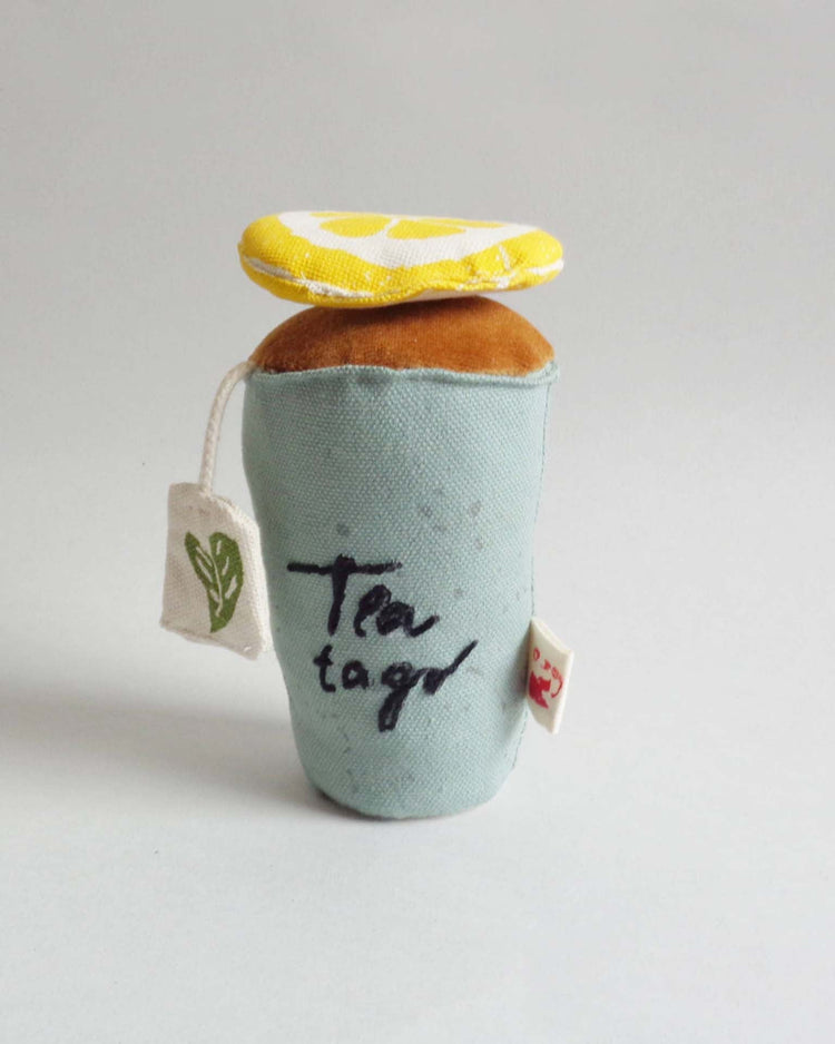 Little normadot play tea + french baguette soft toy