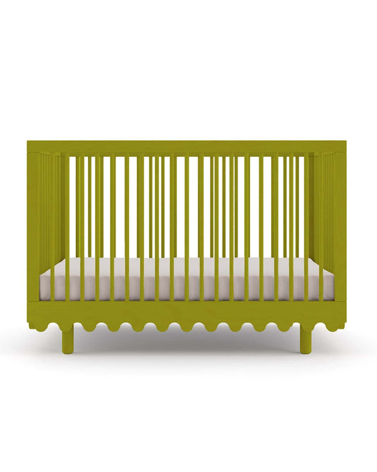 Little oeuf home moss crib in peapod