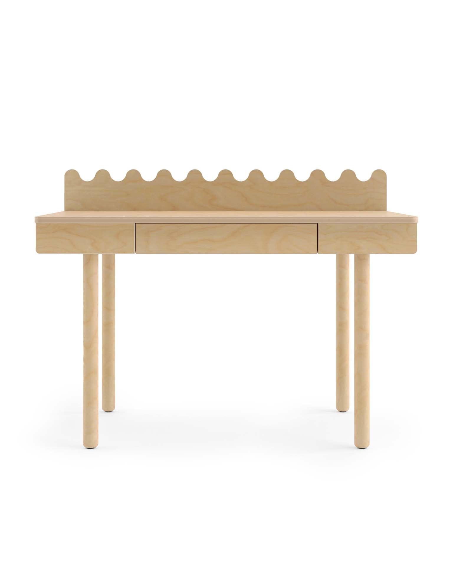 Little oeuf room moss desk in birch