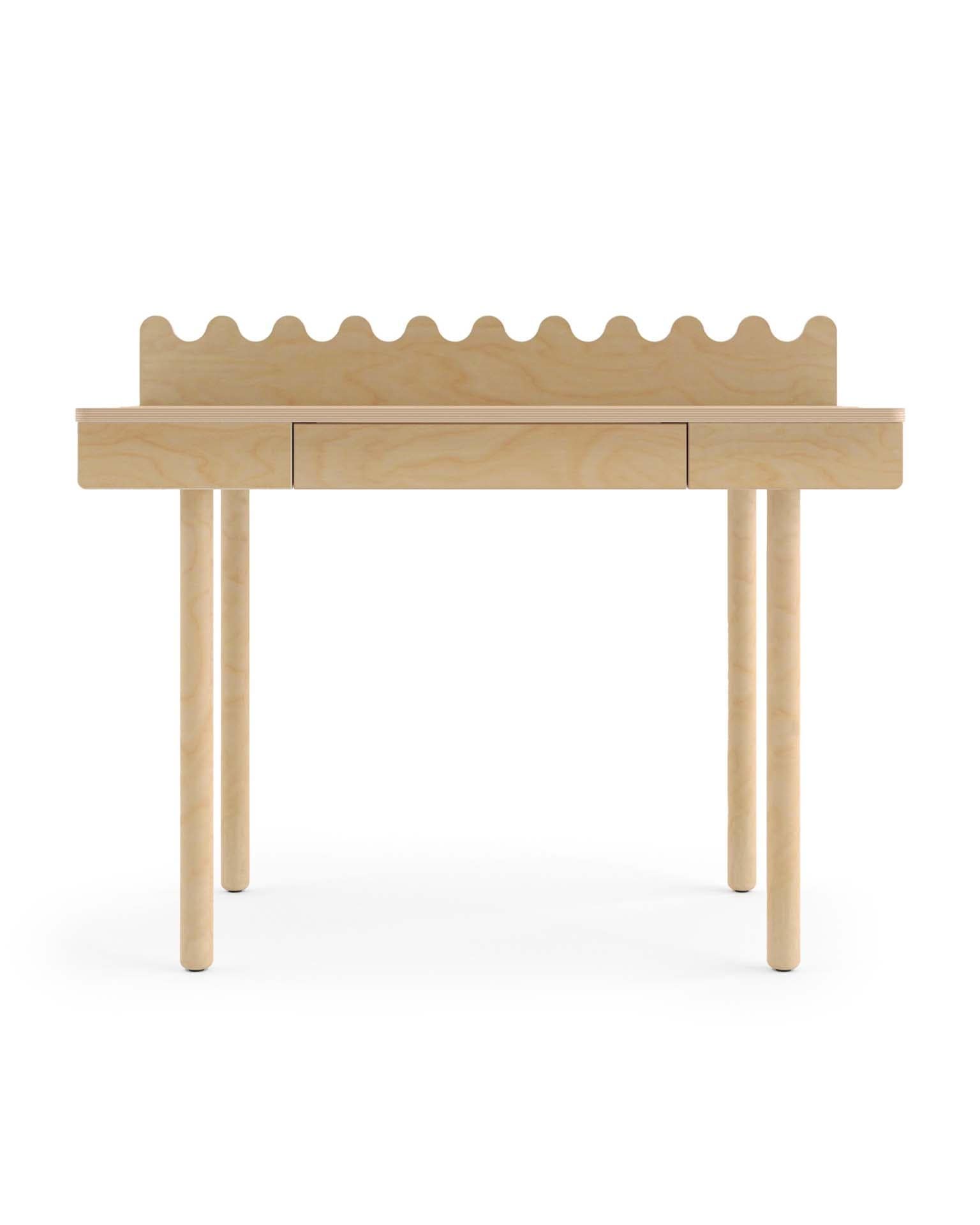 Little oeuf room moss desk in birch