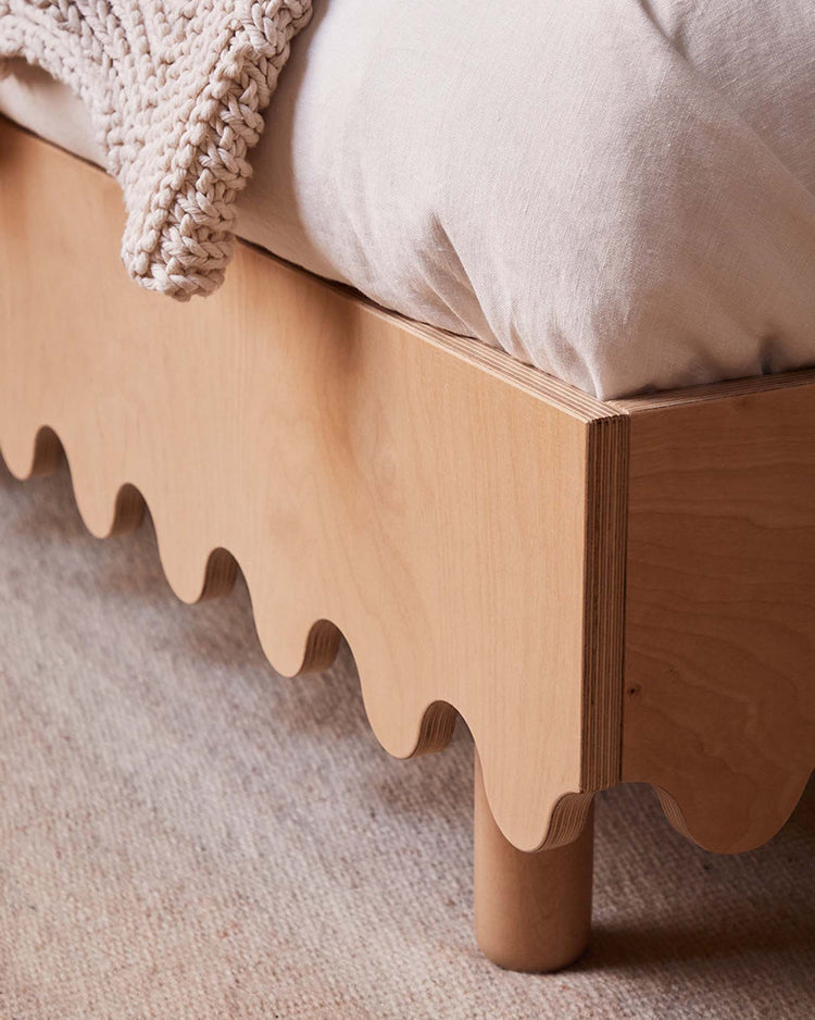 Little oeuf home moss twin bed in birch