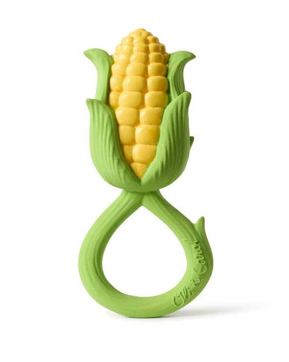 Little oli + carol baby accessories corn rattle toy