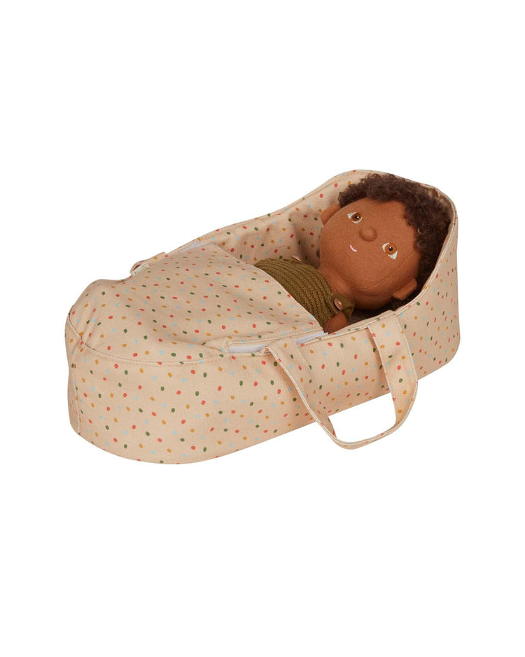 Little olli ella play dinkum dolls carry cot in gumdrop