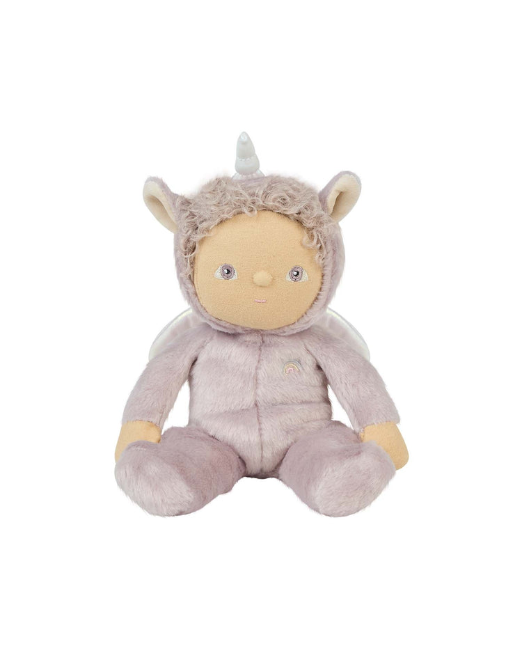 Little olli ella play dinky dinkum doll uma unicorn lilac