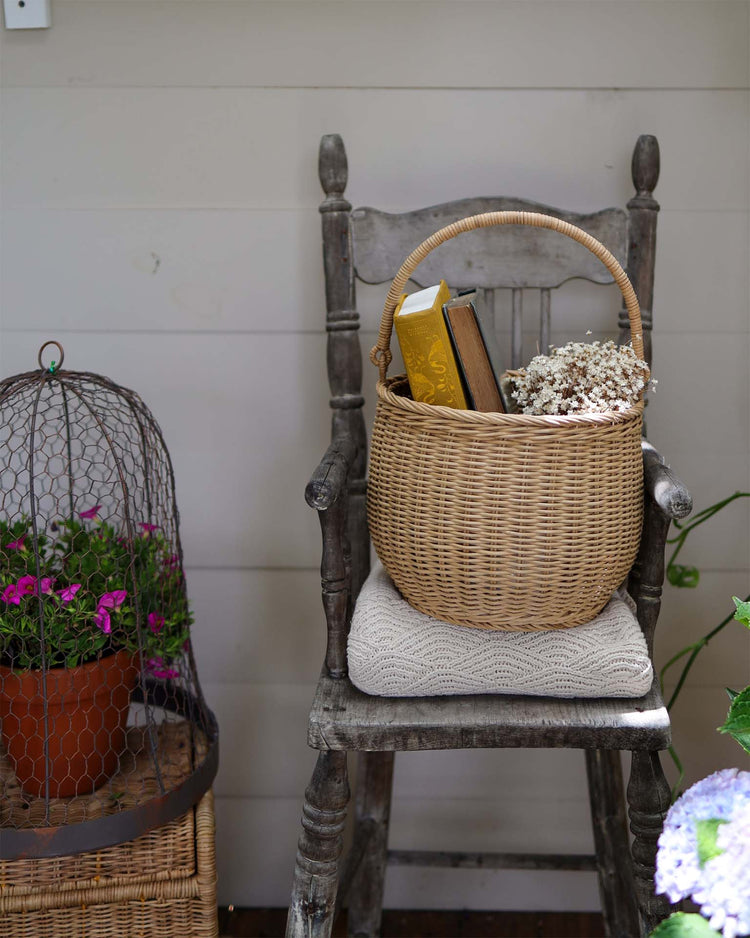 Little olli ella play gathering basket in natural