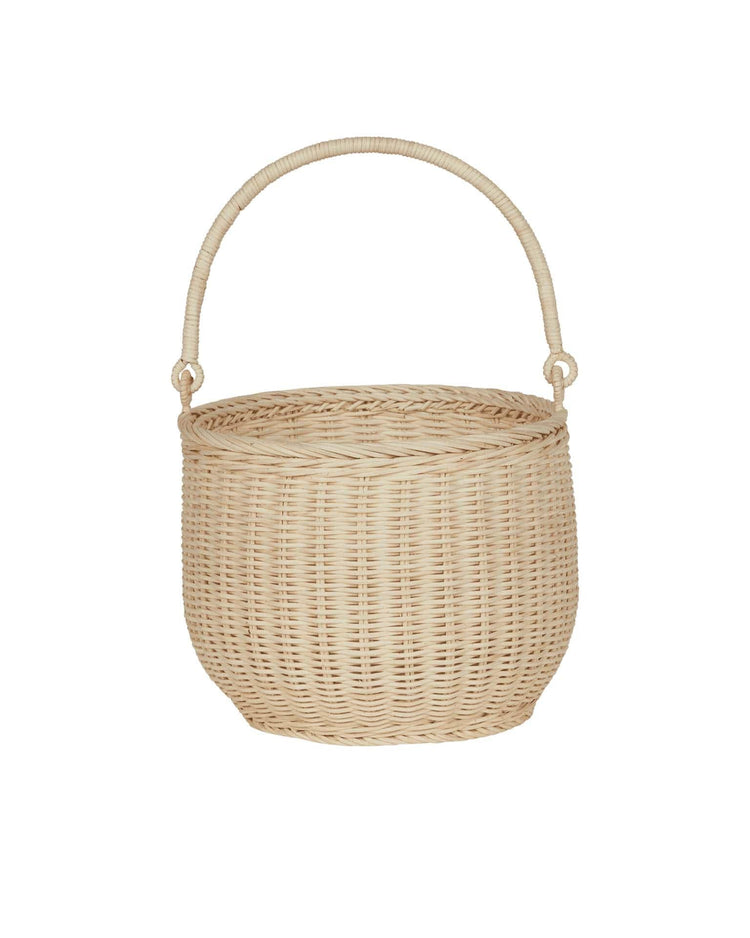 Little olli ella play gathering basket in straw