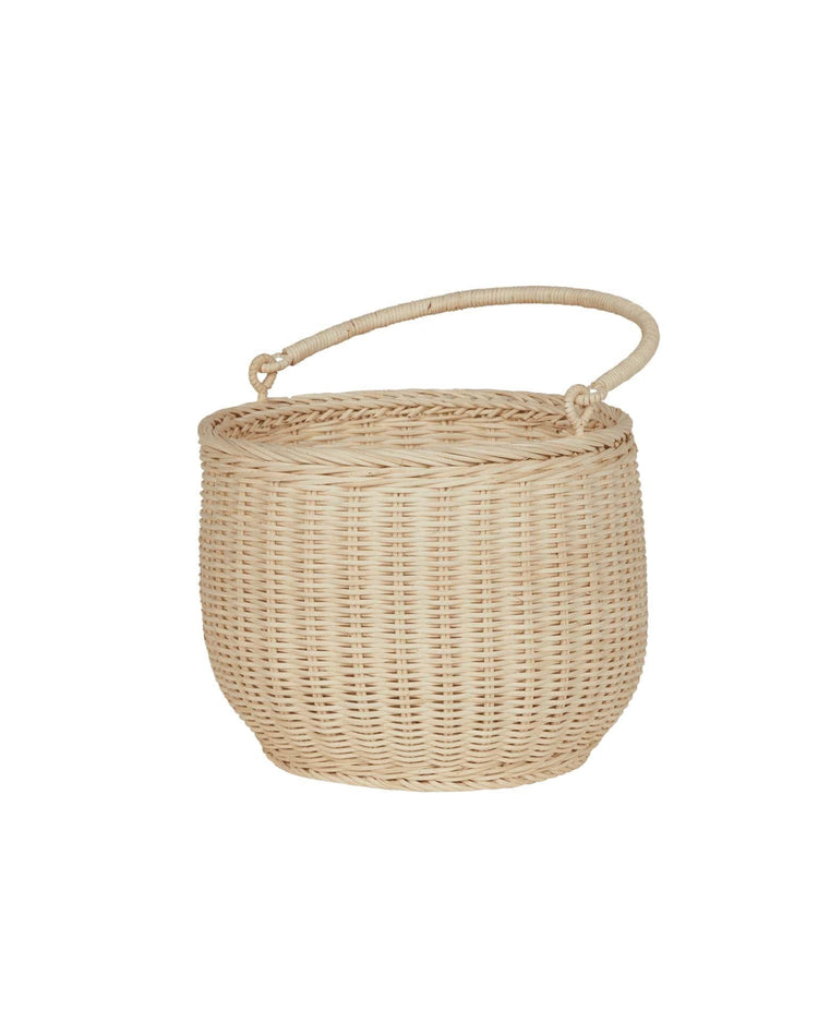 Little olli ella play gathering basket in straw