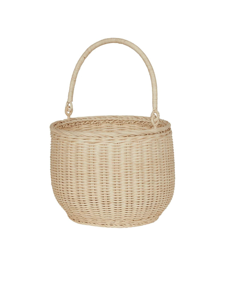 Little olli ella play gathering basket in straw