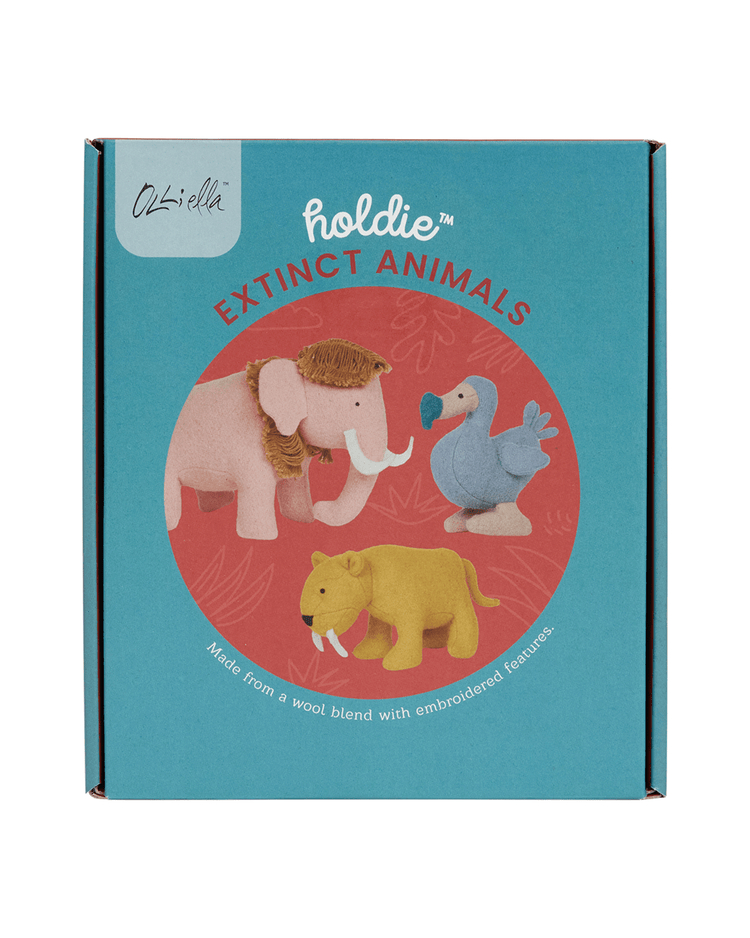 Little olli ella play holdie extinct animals