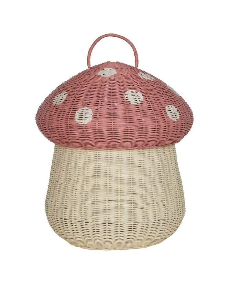 Little olli ella home mushroom storage basket in musk