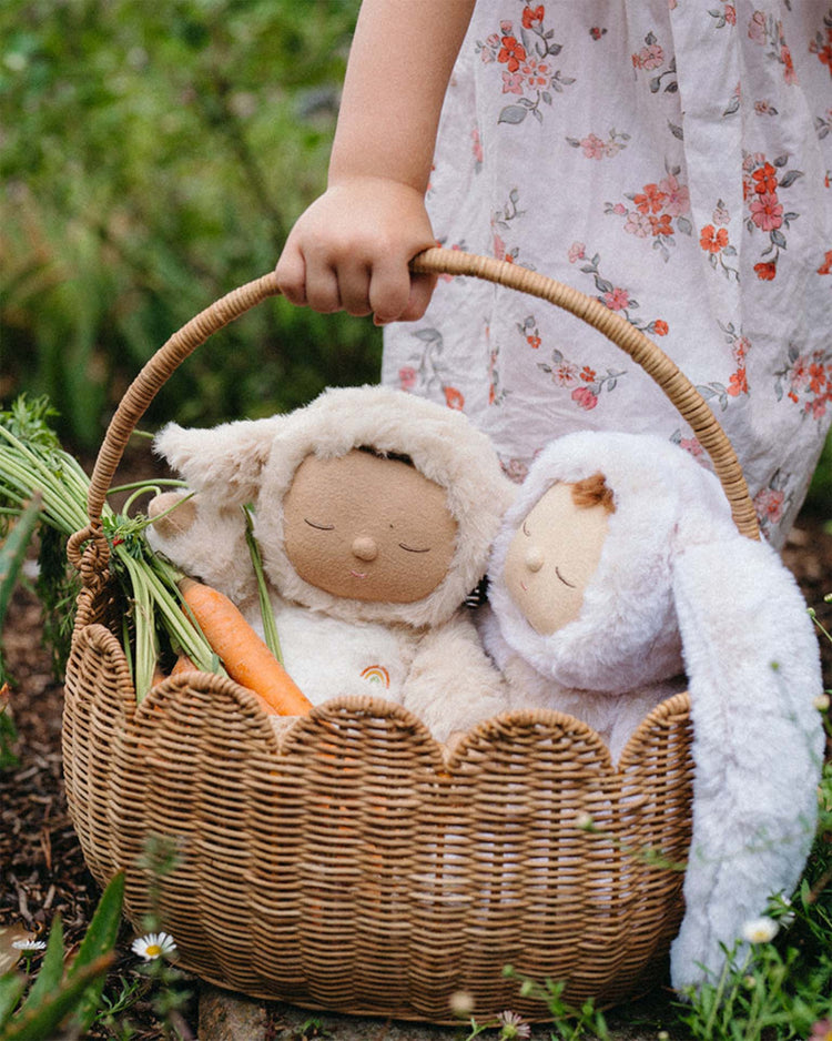 Little olli ella home petal basket in natural