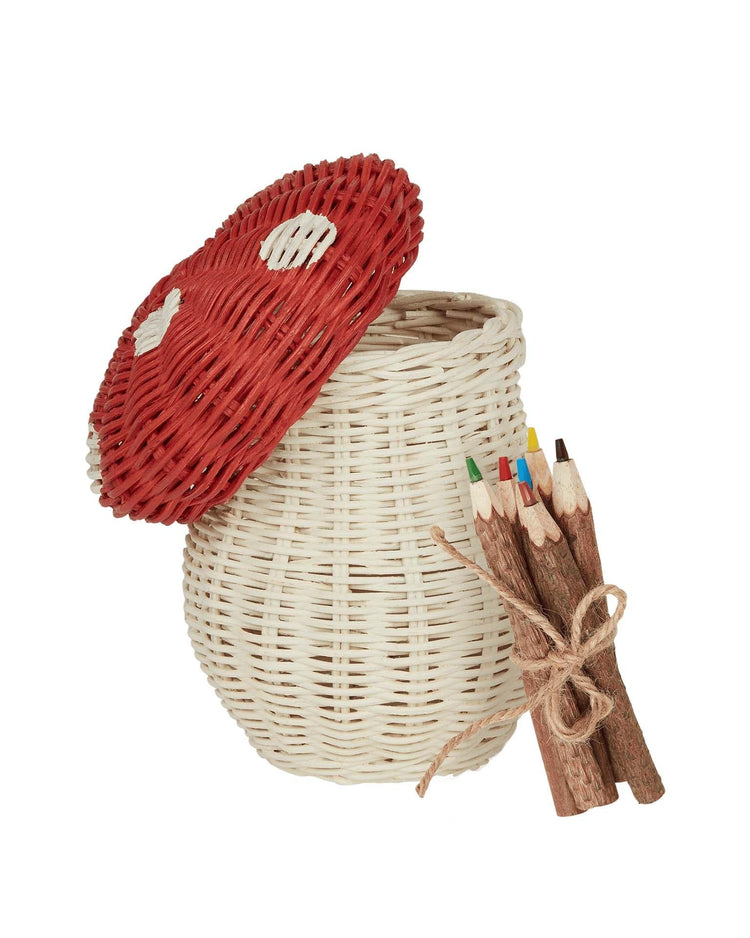 Little olli ella play porcini basket in red