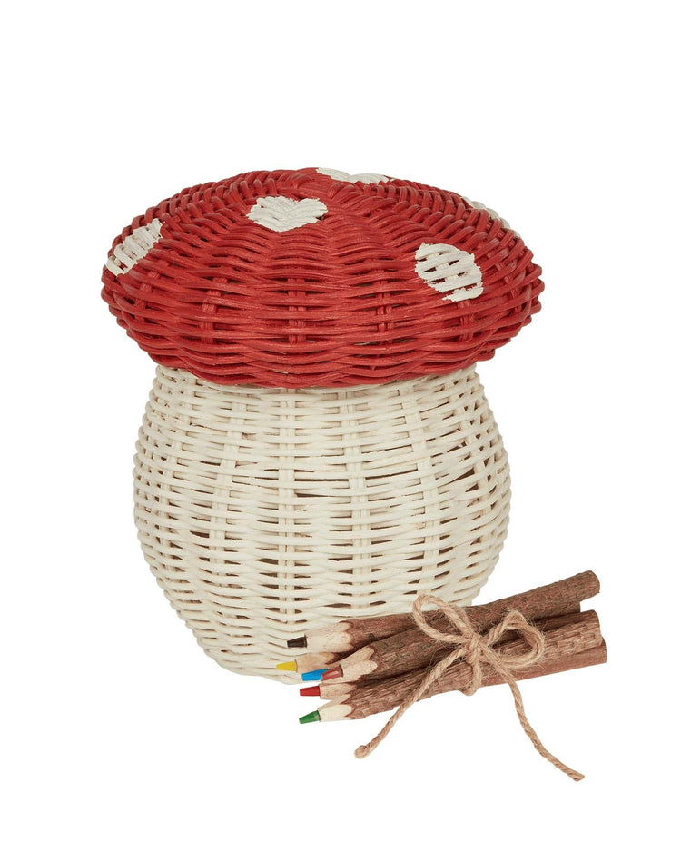Little olli ella play porcini basket in red