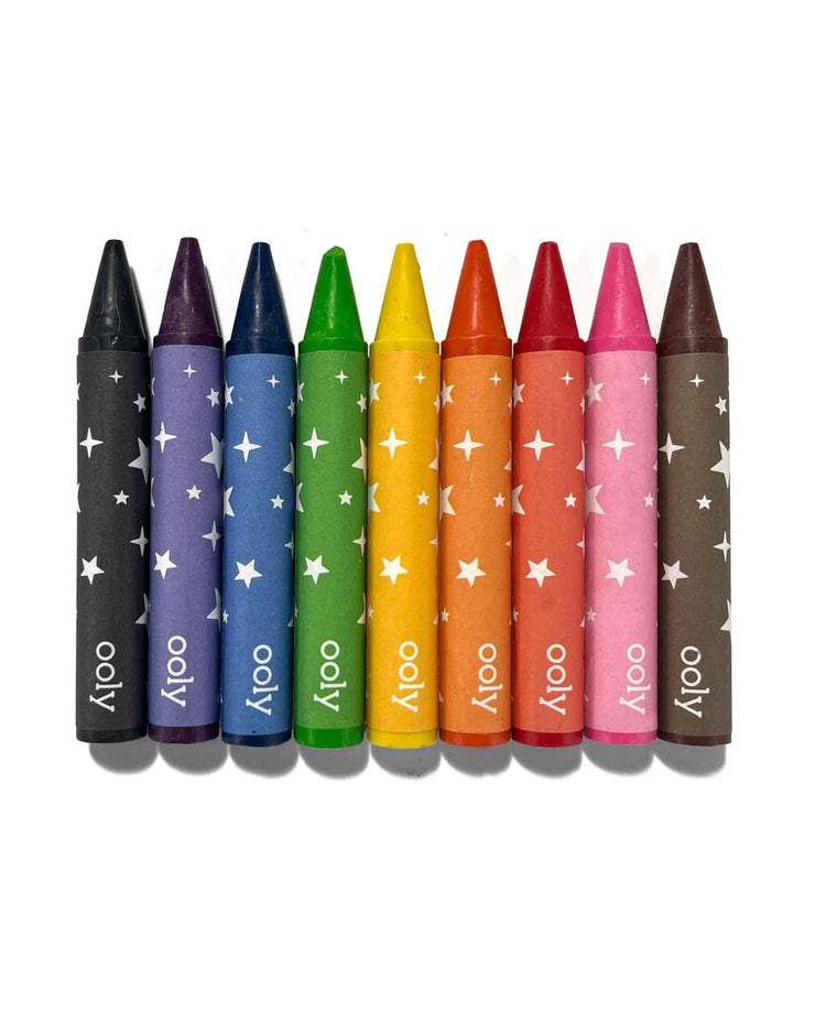 Little ooly play carry along! coloring book + crayon set work zone
