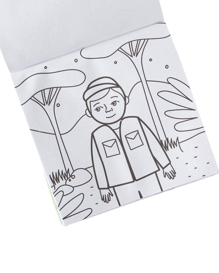 Little ooly play carry along coloring book - on safari