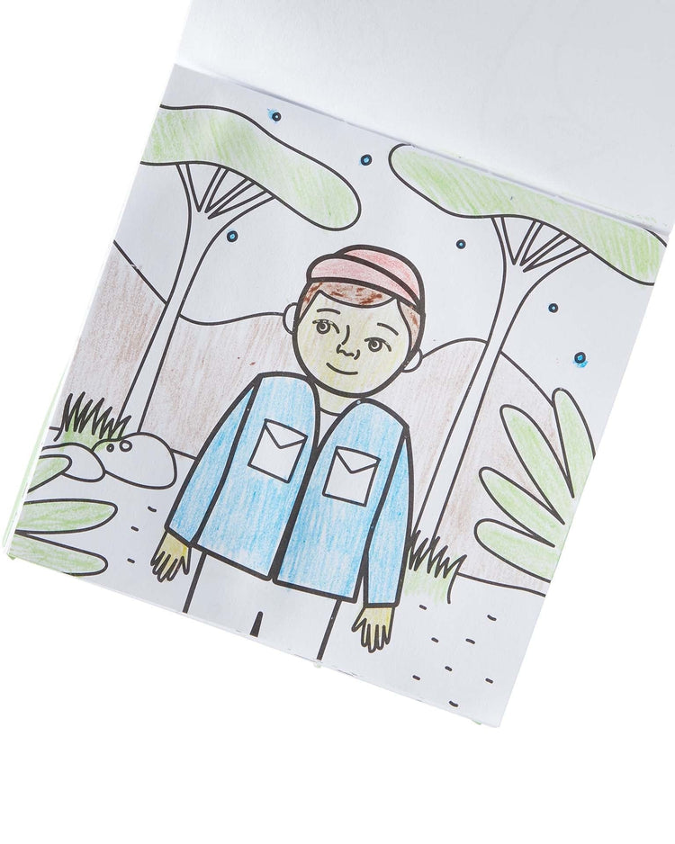 Little ooly play carry along coloring book - on safari