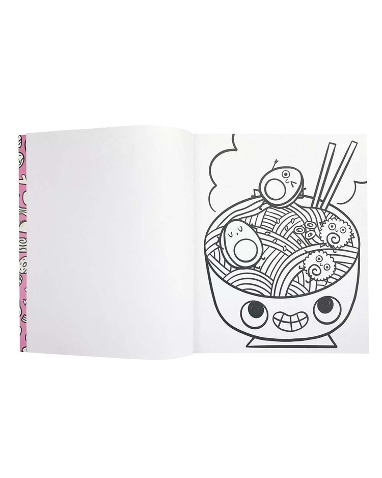 Little ooly play color-in' book coloring book happy snacks