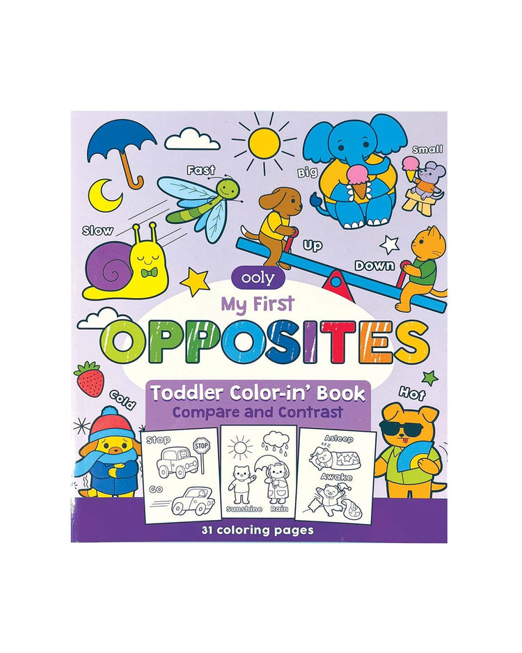 ooly color - in’ book - my first opposites play Little