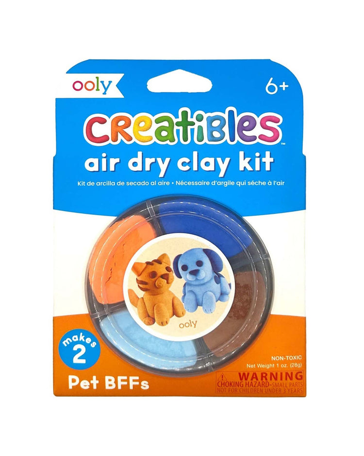 Little ooly play creatibles D.I.Y. air-dry clay kit: pet BFFs