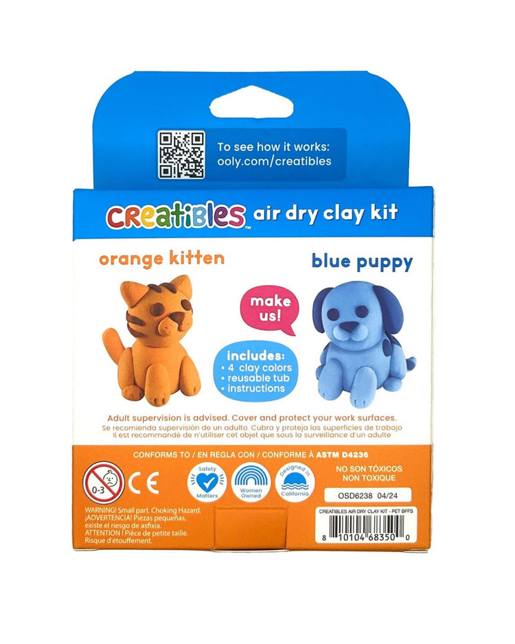 Little ooly play creatibles D.I.Y. air-dry clay kit: pet BFFs