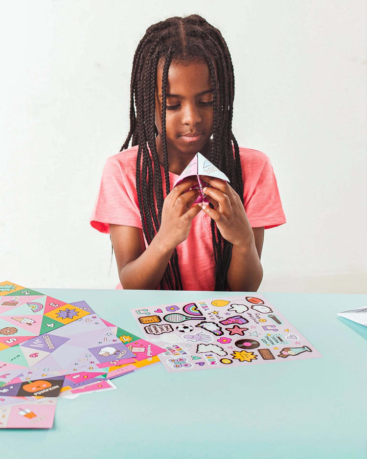 ooly D.I.Y. fortune tellers activity kit play Little