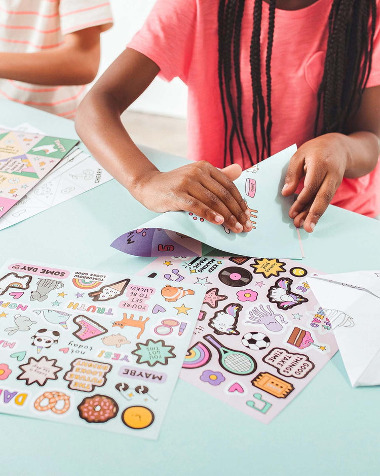 ooly D.I.Y. fortune tellers activity kit play Little