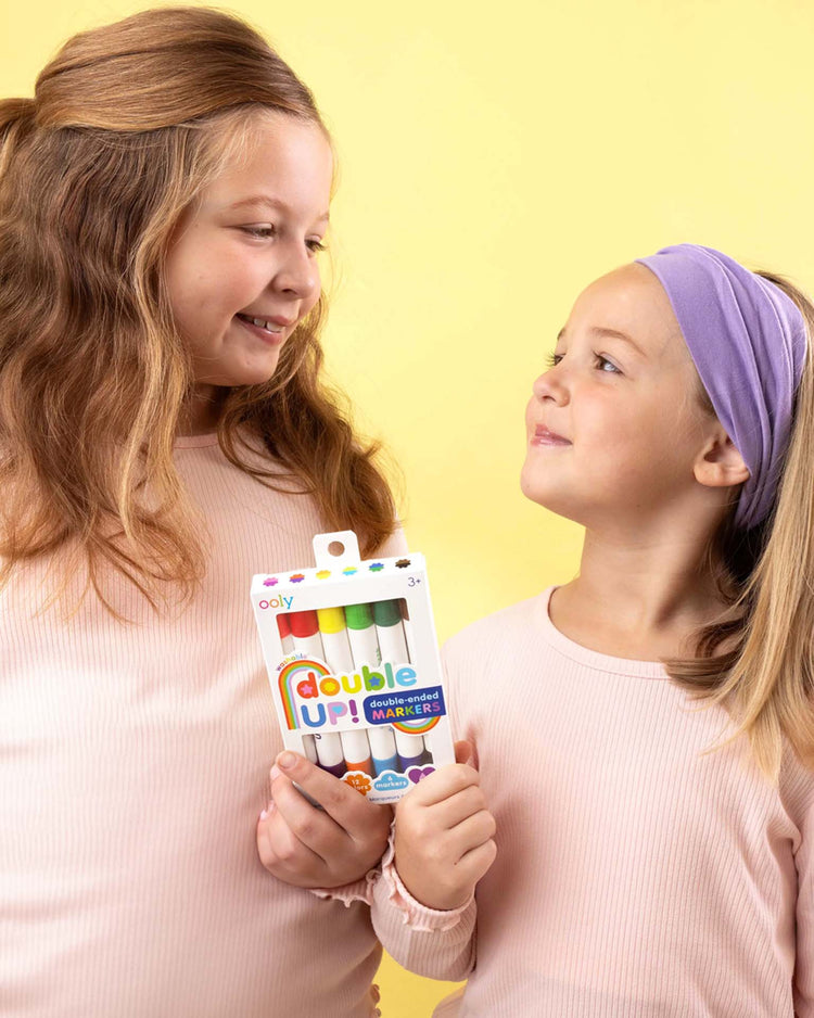 ooly double up! double - ended markers set of 6 play Little