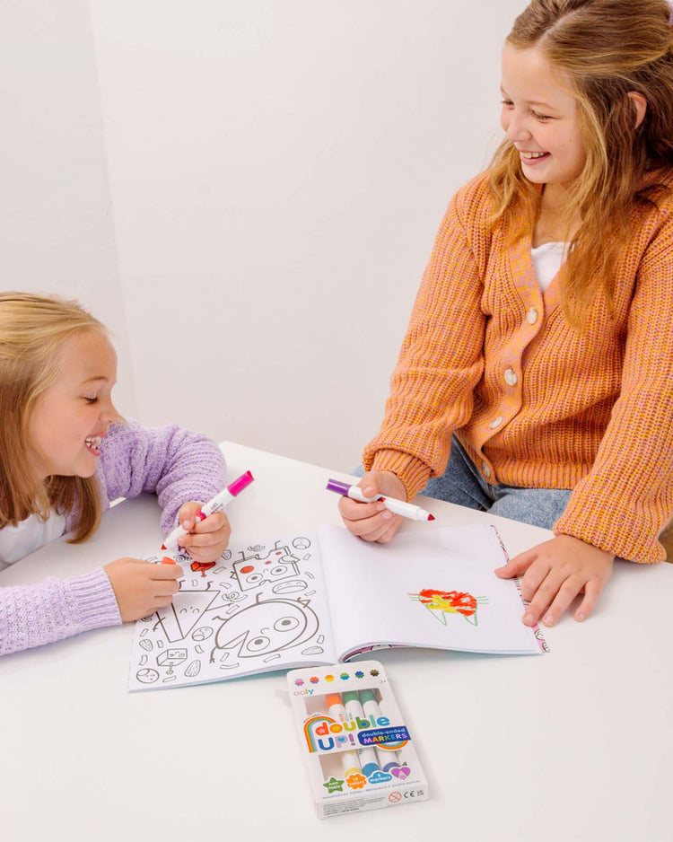 ooly double up! double - ended markers set of 6 play Little