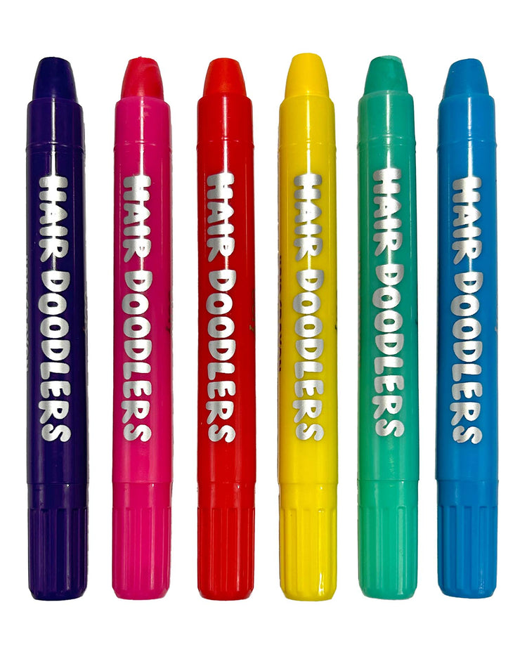 Little ooly play hair doodlers hair crayons set of 6