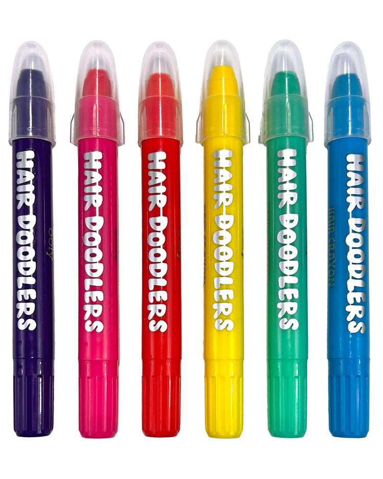 Little ooly play hair doodlers hair crayons set of 6